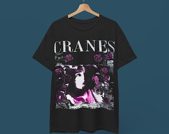 Cranes Band T-Shirt – Shoegaze Dreampop Goth Grunge Tee