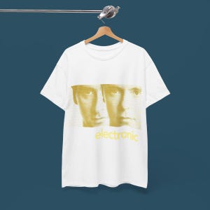Electronic tshirt new wave new order pet shop boys