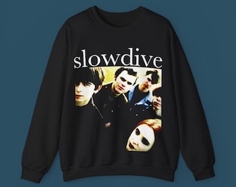 Slowdive Band Sweatshirt - Shoegaze Music, Grunge Style