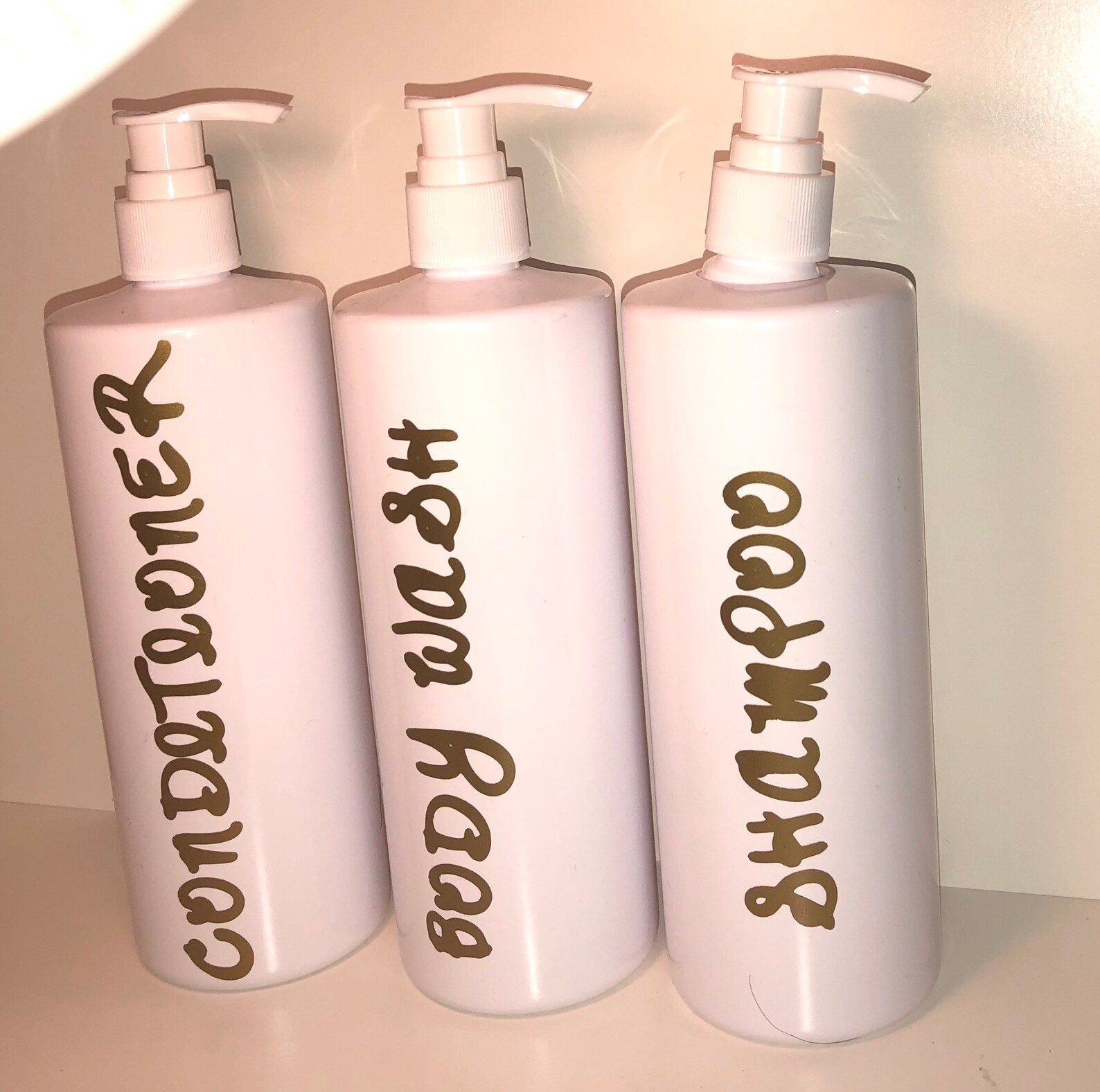 Custom shampoo bottles Labelled shampoo bottles Personalised Etsy
