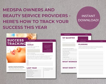 Success Tracking - An Instant Download for MedSpa Owners and Beauty Service Providers