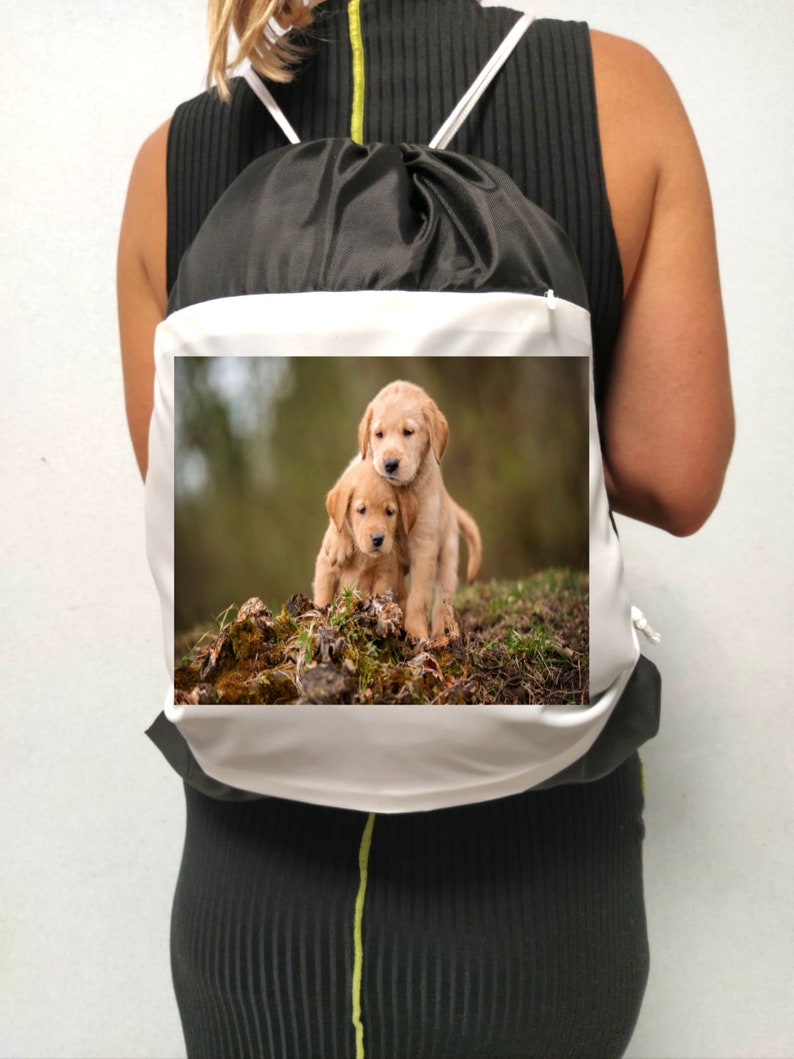 33 Centimeters x 41 Centimeters Unisex backpack is ideal for walking with dogs and for those who love dogs 100/% Polyester