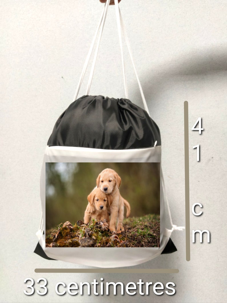 33 Centimeters x 41 Centimeters Unisex backpack is ideal for walking with dogs and for those who love dogs 100/% Polyester
