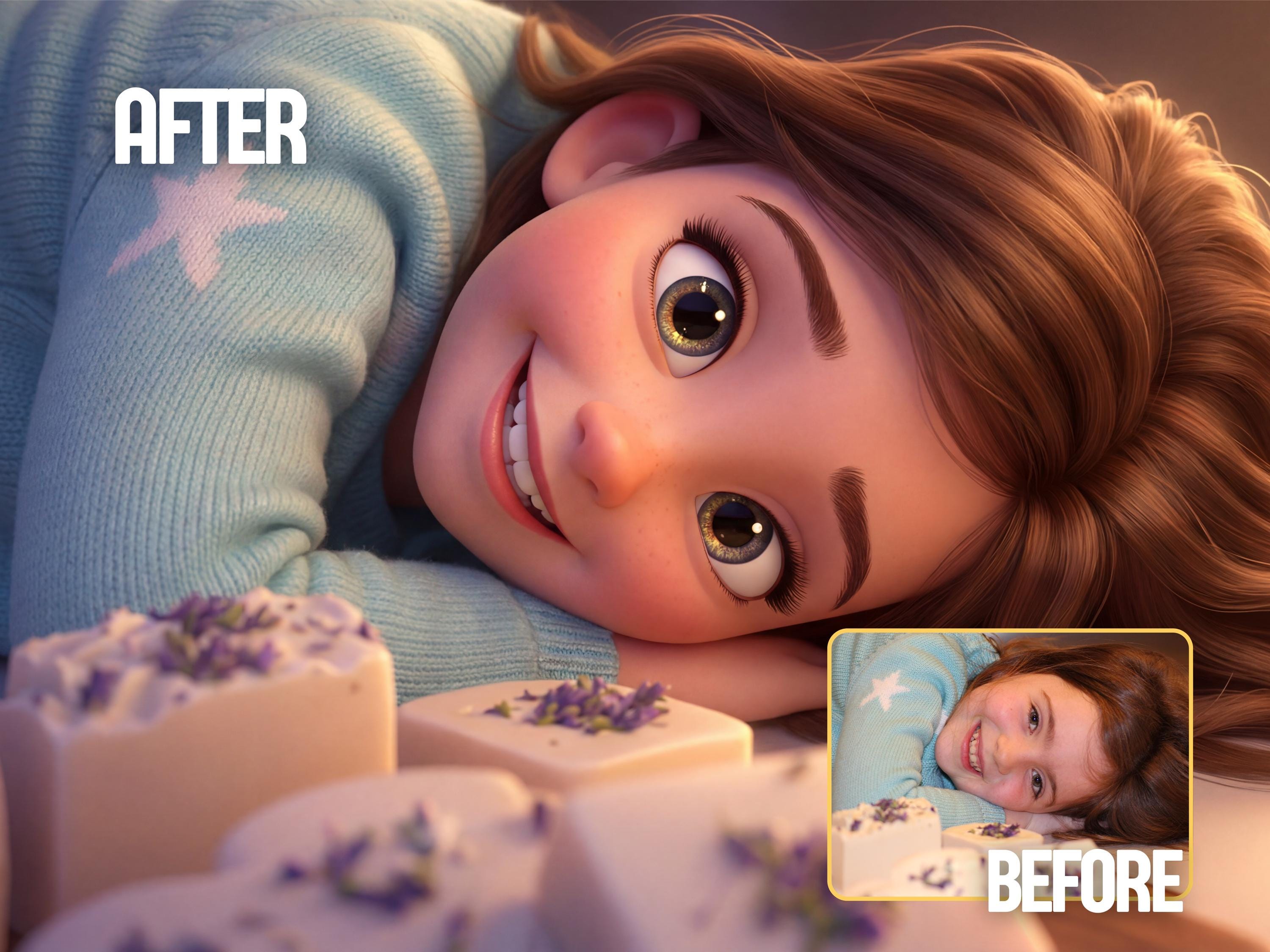 Custom 3D Pixar Style Animated Video | Portrait From Photo ...