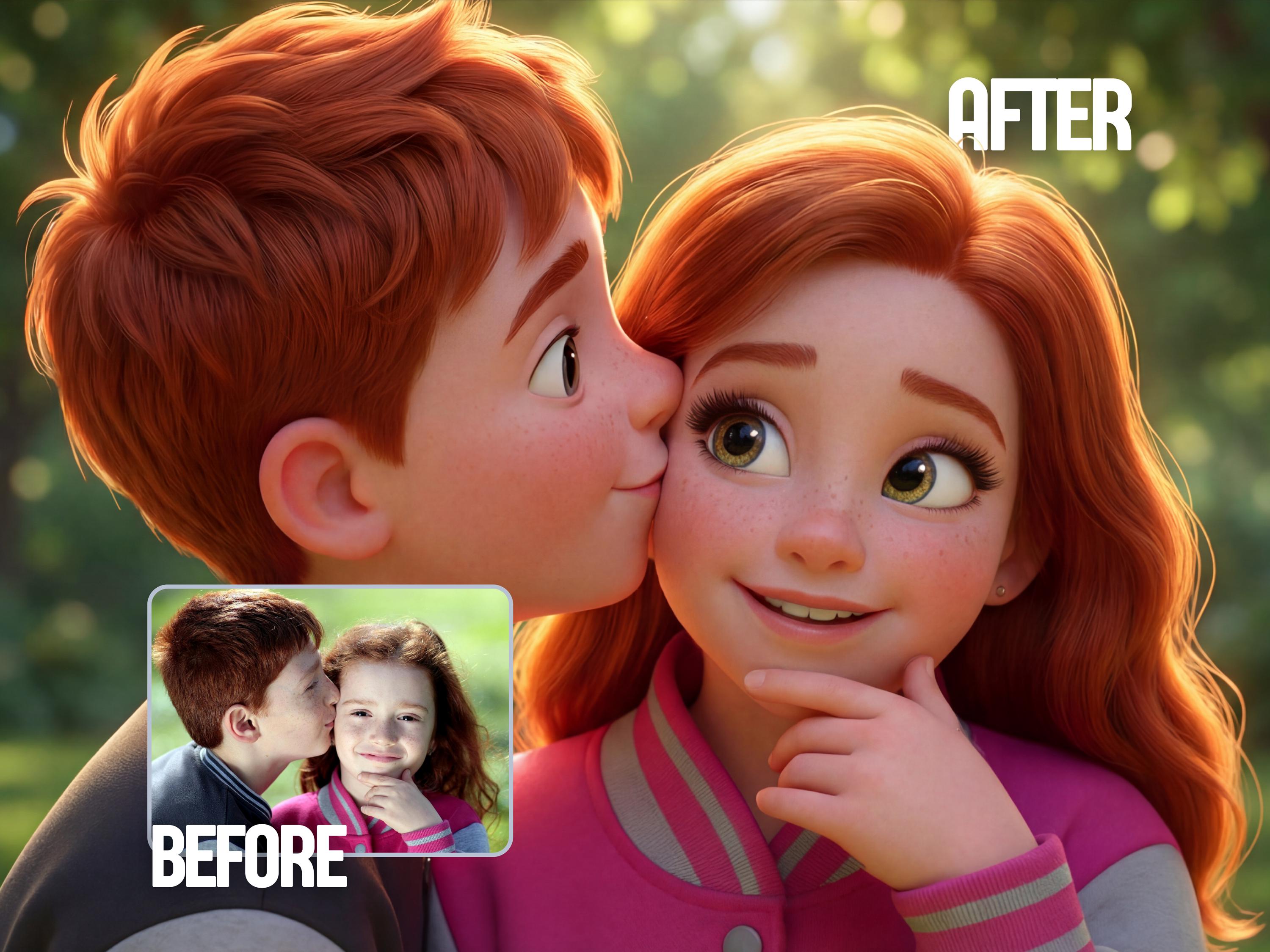 Custom 3D Pixar Style Animated Video | Portrait From Photo ...