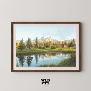 Berg Wand Kunst, Grand Teton National Park, Outdoor Druck, Home Decor Druck