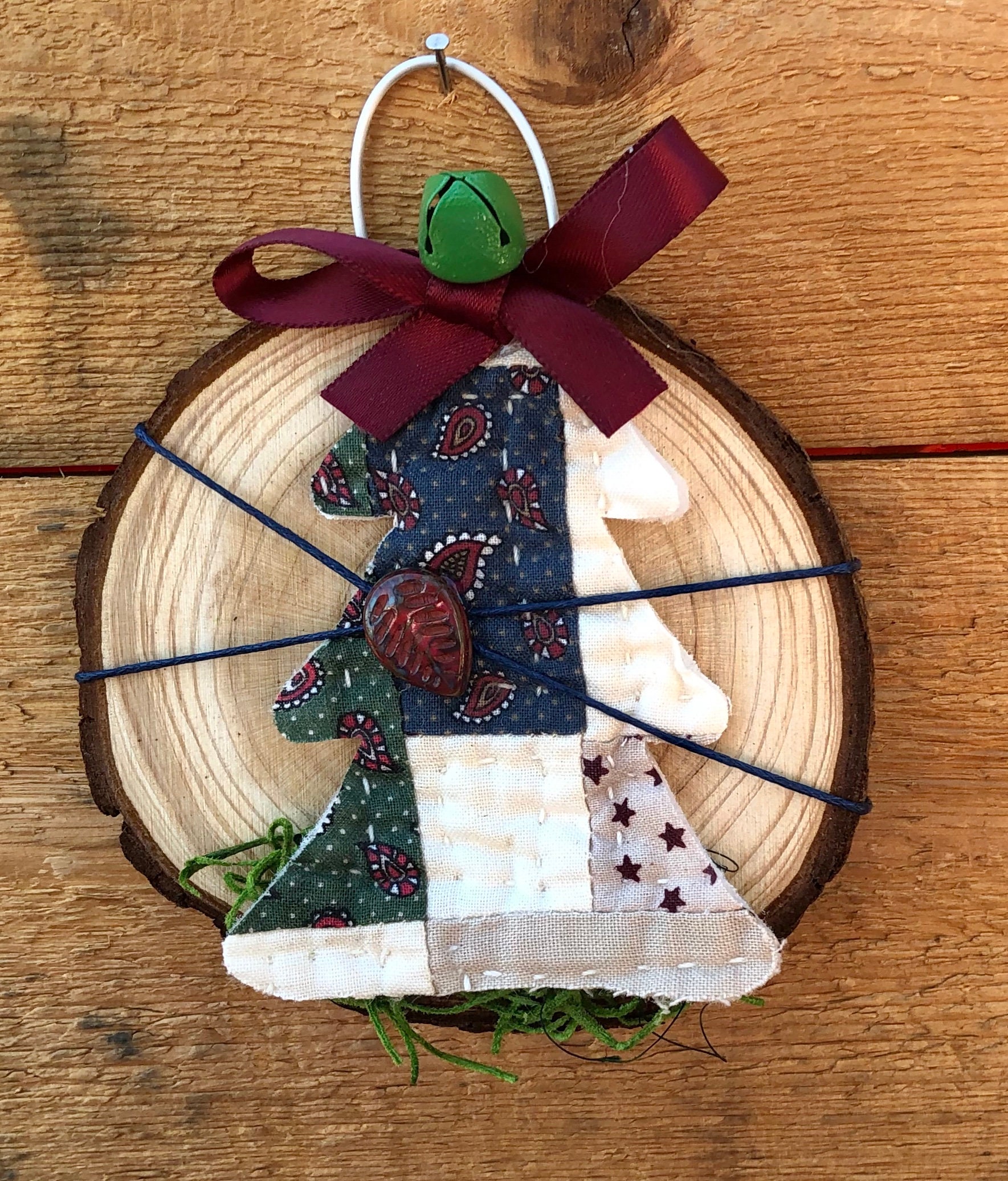 Wooden Christmas Tree Plaques Etsy