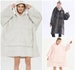 Super Soft, Extra Thick Oodie Style Hoodie - Comfy Fleece Blanket/Hooded Blanket/Nightwear 