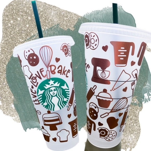 Starbucks Baking Starbucks Cooking Hot and Cold Cup Starbucks Tumbler with Name Option Reusable   Holiday Spring 2024
