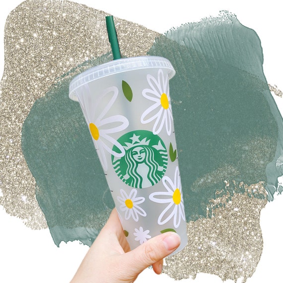 Starbucks Large Daisy Cold Cup With Straw or Hot Cup With Lid Reusable  Tumbler New Year Holiday Giftchristmas 