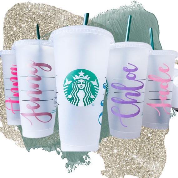 Ombré Starbucks Cold Cup, Custom Name, Cup Only