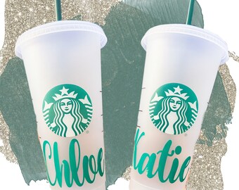 Custom Starbucks Cold & Hot Coffee Cup Name Personalised Custom Cup. Coffee Cup. Starbucks Reusable Travel Cup with Name Custom Tumbler