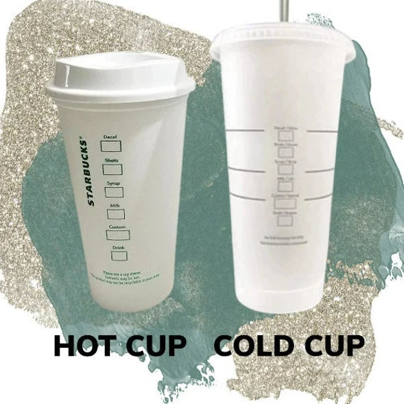 Starbucks Large Daisy Cold Cup With Straw or Hot Cup With Lid