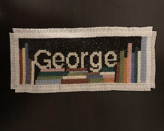 Cross stitch bookmark digital pattern for George