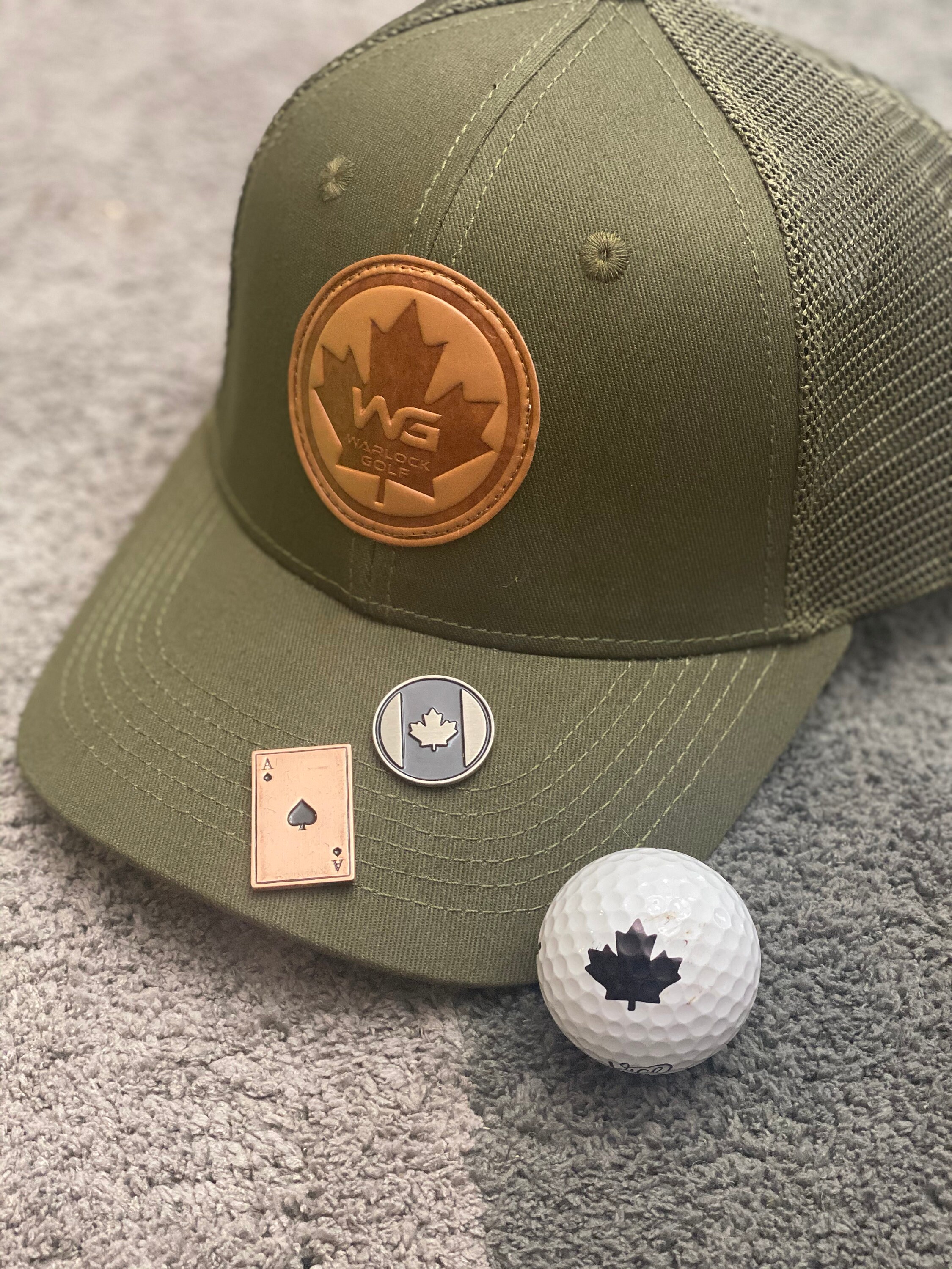 Canada Flag Golf Ball Marker Maple Leaf Go Canada Go Etsy