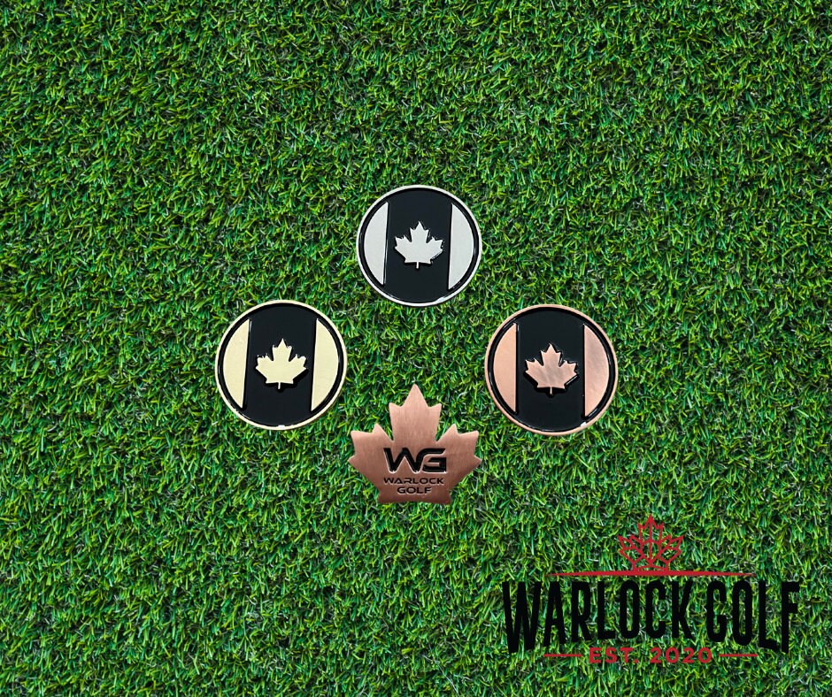 Canada Flag Golf Ball Marker Maple Leaf Go Canada Go Etsy