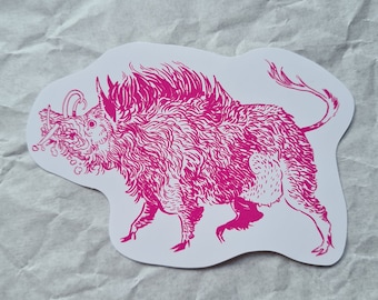 Boar Sticker