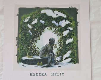 Hedera Helix square print