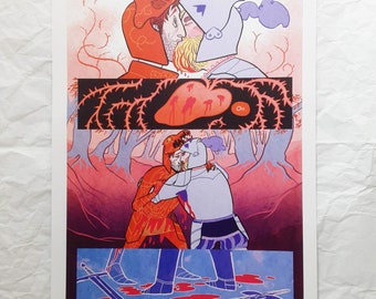 Breaking the Curse A3 print limited edition