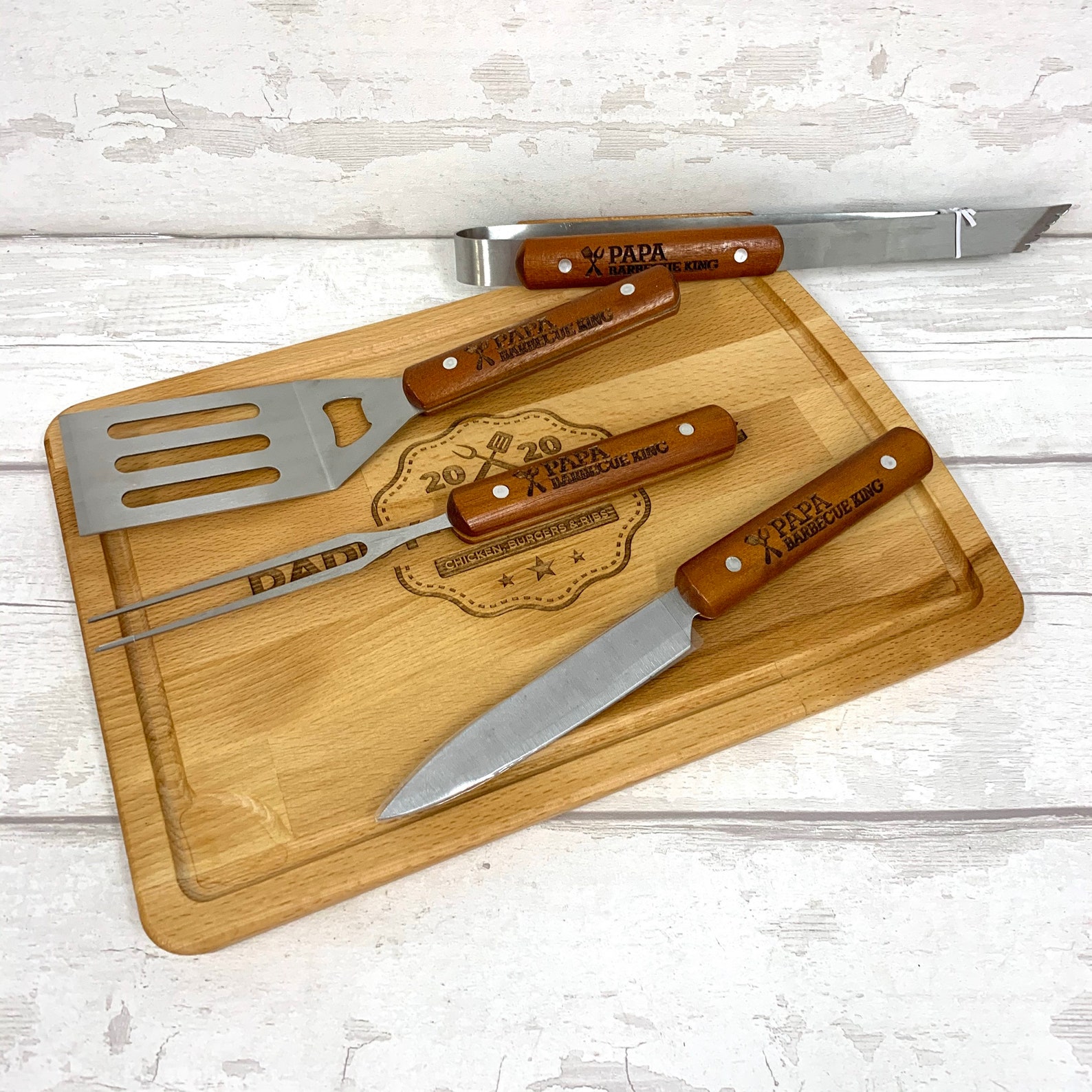 BBQ Barbecue Personalised BBQ Set Bbq Utensils Bbq Etsy UK