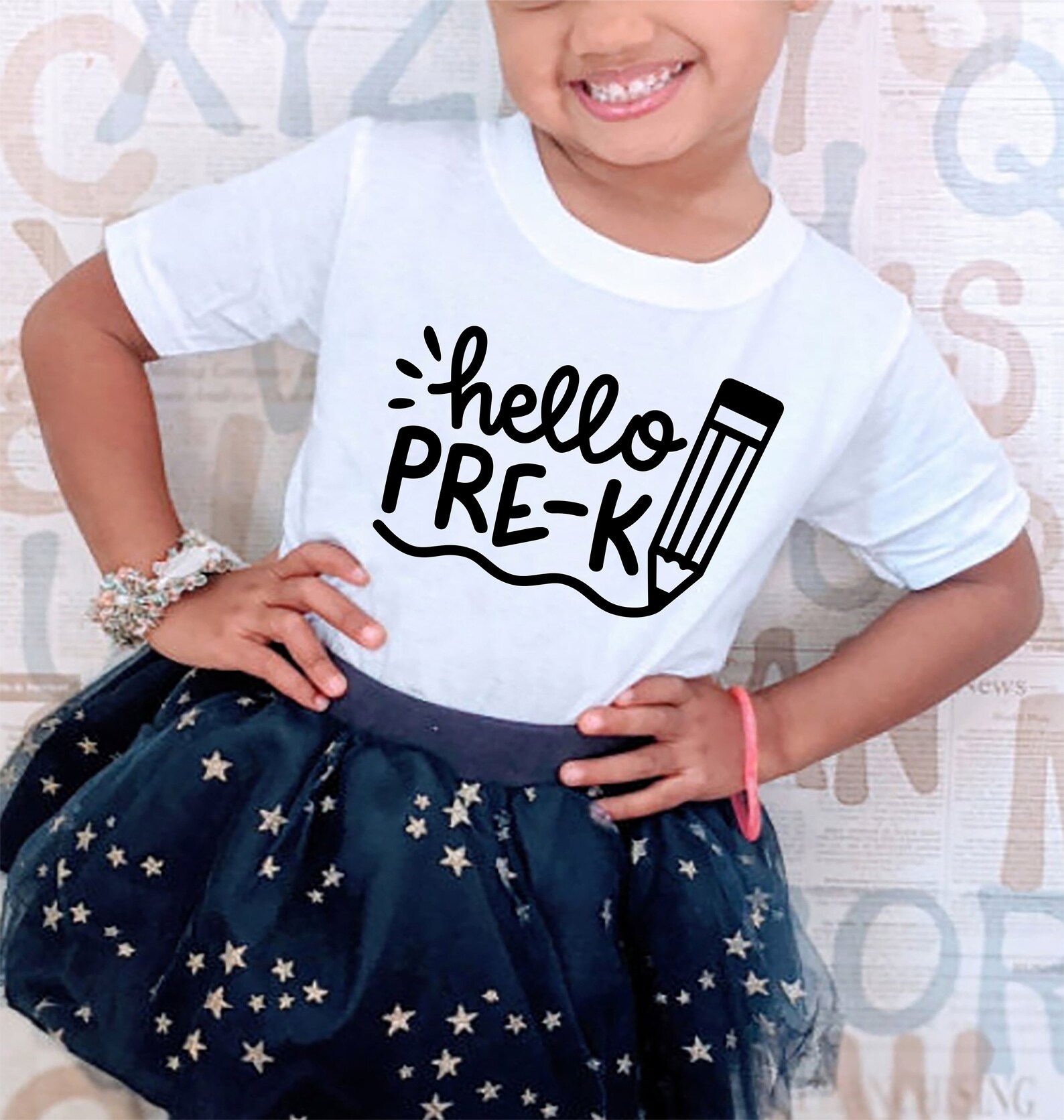 Hello Pre-K Shirt Back To School Shirts PreK tshirt First | Etsy