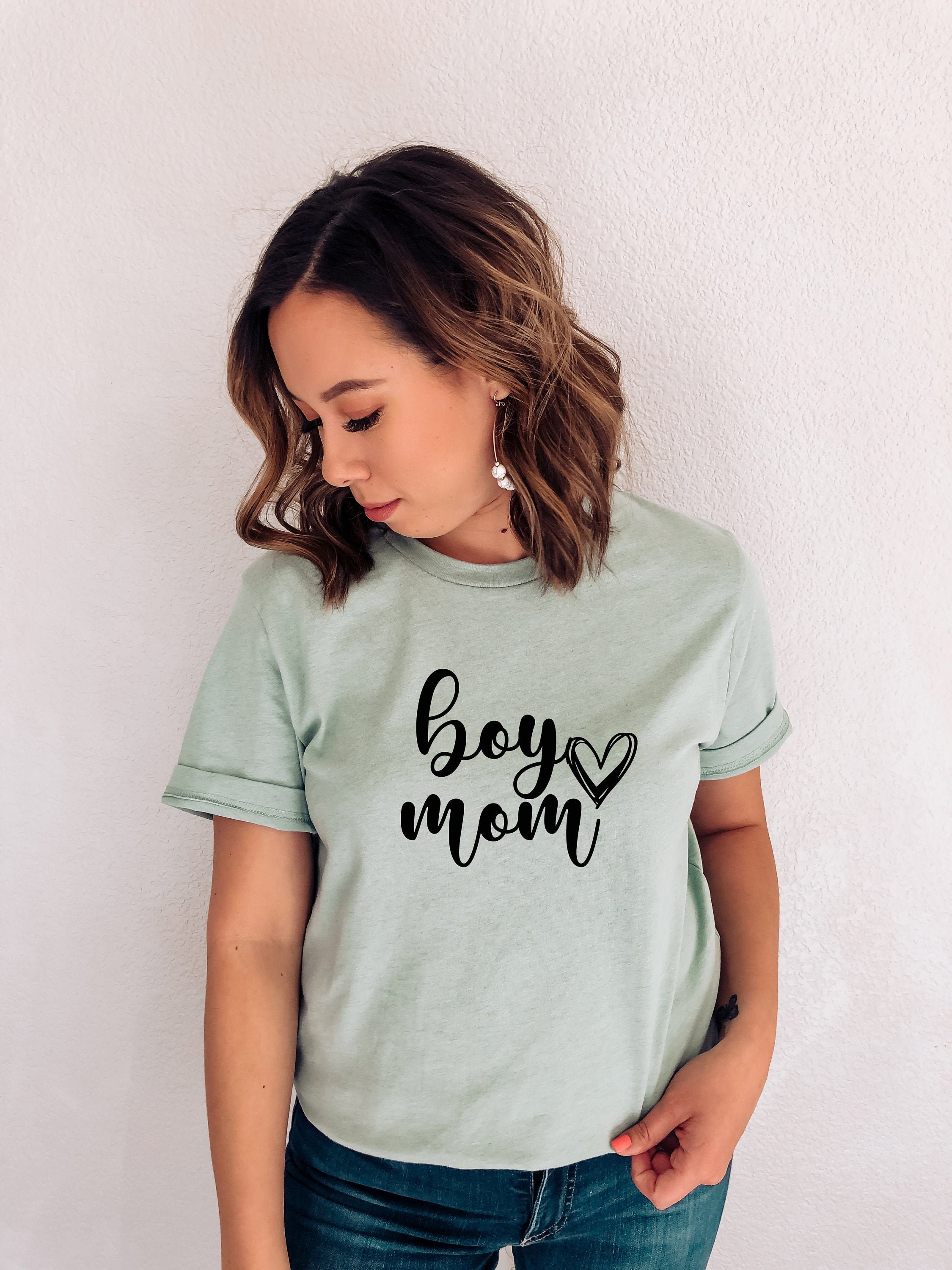 Boy Mom Shirt Mom of Boys Tshirt Life is Better with My Etsy