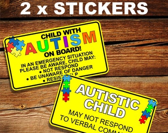 pram sign Autism awareness Sign 