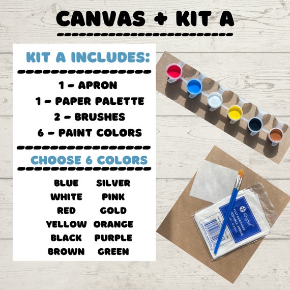 Fancy / Hot Deal / Pre-drawn Canvas / Pre-sketched Canvas / Outlined Canvas  / Sip and Paint / Paint Kit / Canvas Painting / DIY Paint Party -  Hong  Kong