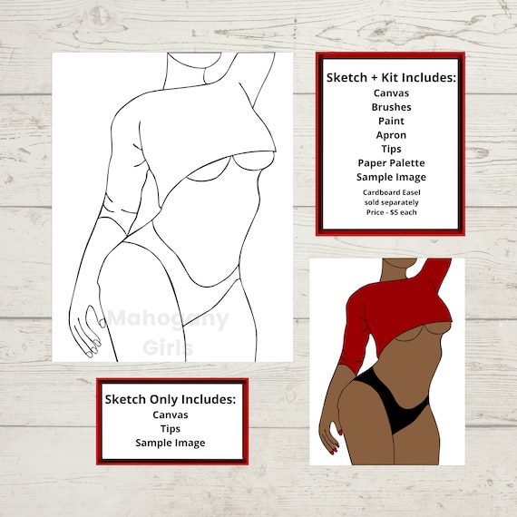 body canvas painting diy