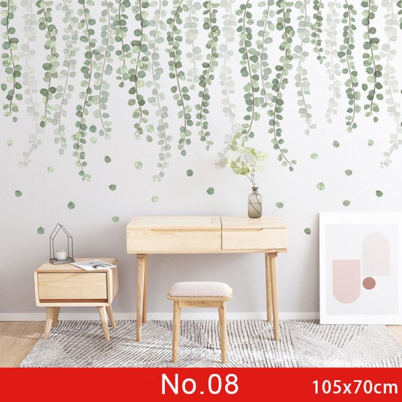 Jungle Wall Decals Tropical Wall Stickers Tropical Jungle Etsy