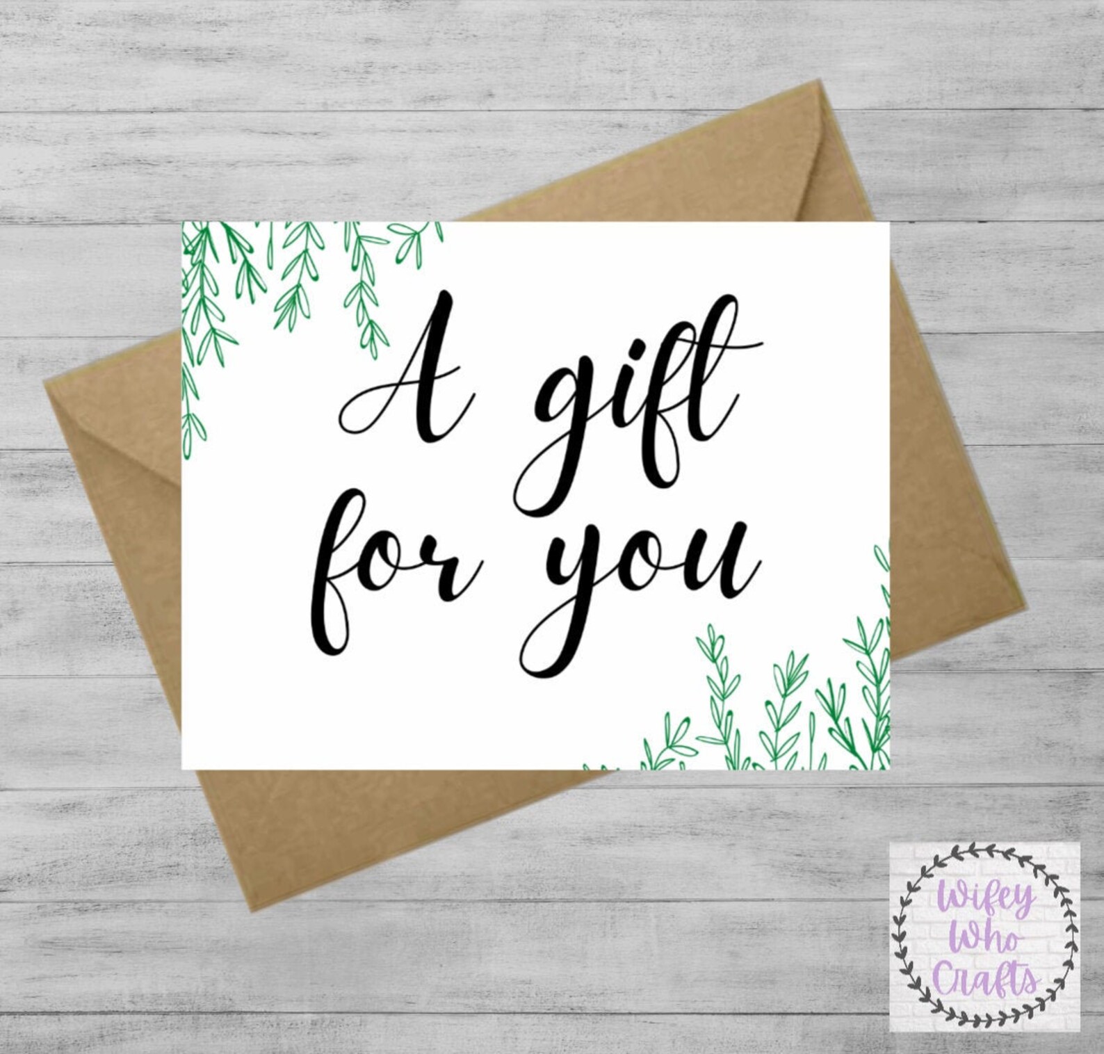 Lovely personalized add on card with your message Etsy