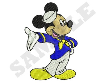 Raton De Mickey Marinero Etsy