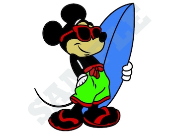 Surf Mickey - Etsy
