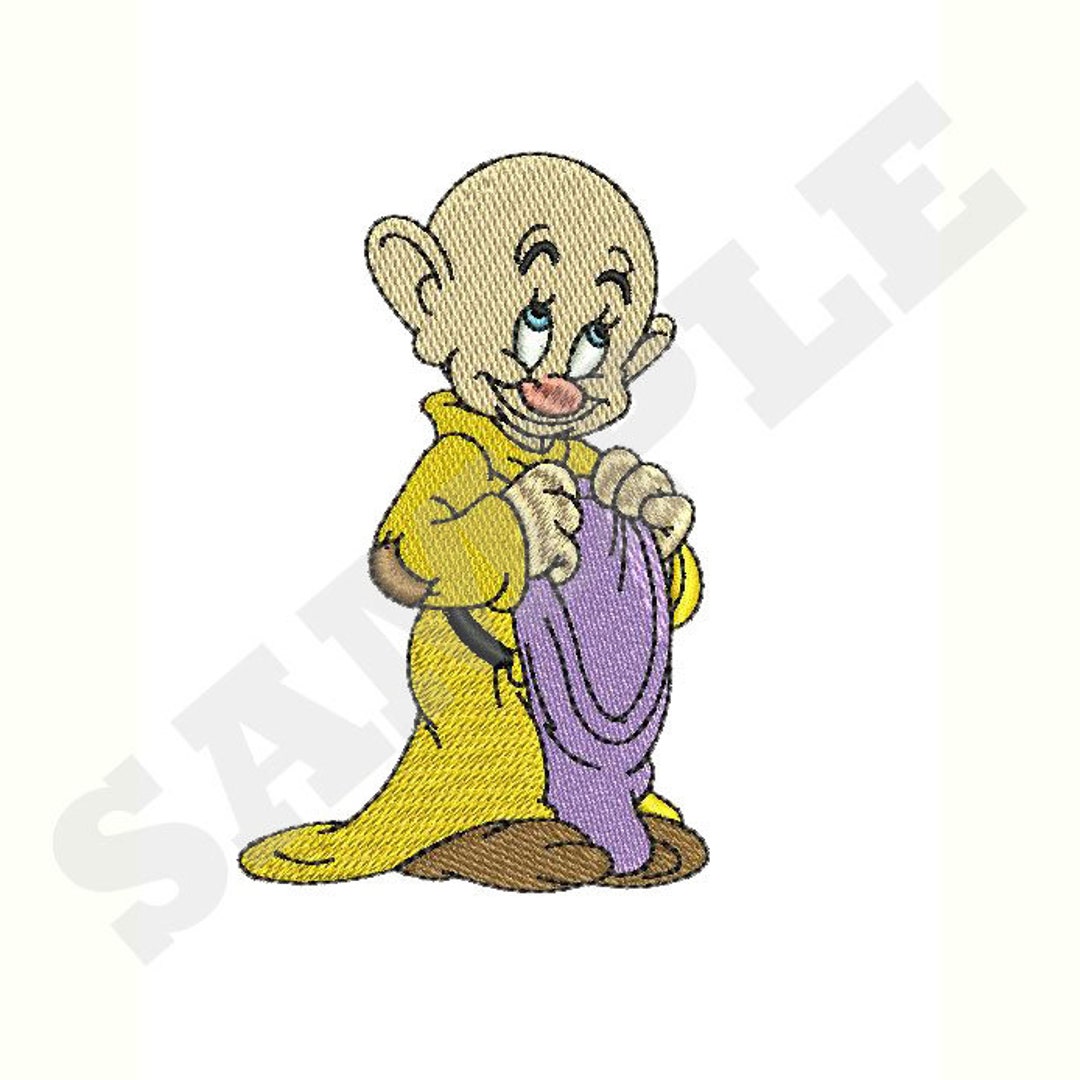 Dopey No Hat Machine Embroidery Design - Etsy