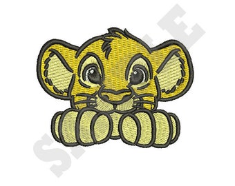 Simba Machine Embroidery Design