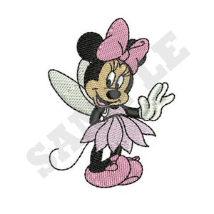 Minnie Mouse Fairy Machine Embroidery Design