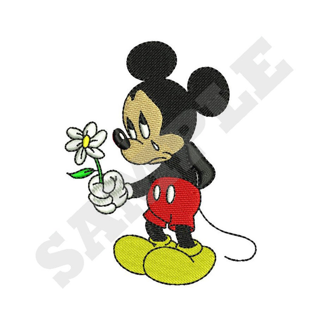 Triste Mickey Mouse Máquina de Bordado Diseño - Etsy México Triste Mickey Mouse Máquina de Bordado Diseño - Etsy México