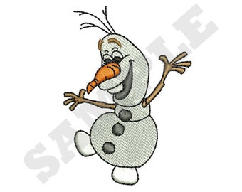 Olaf Dance Machine Embroidery Design