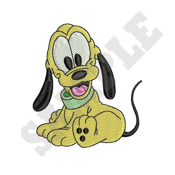 Pluto Machine Embroidery Design