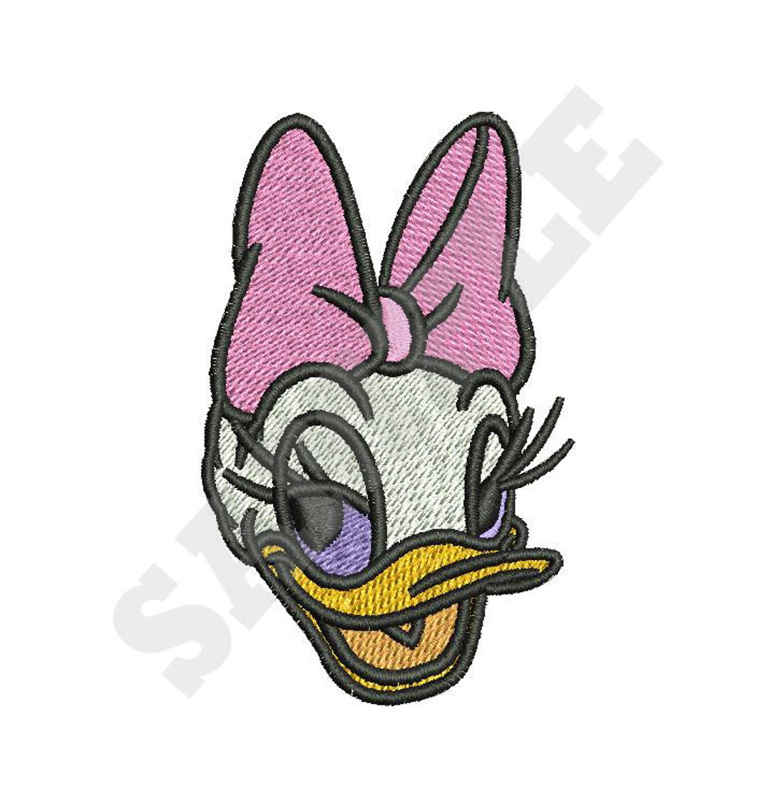Daisy Duck Machine Embroidery Design Etsy