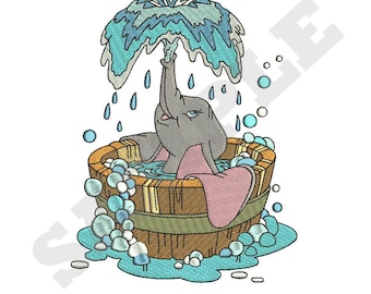 Dumbo Spray Machine Embroidery Design