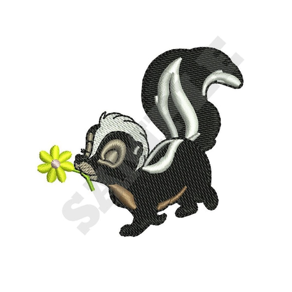 Skunk Machine Embroidery Design