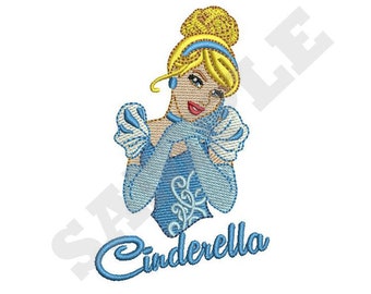 Cinderella Embroidery Design