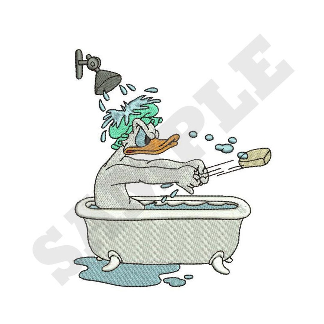 Buy Donald Duck Bath Machine Embroidery Design Online in India Etsy