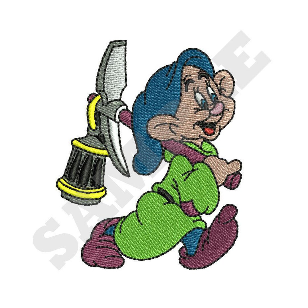 Snow White Machine Embroidery Design Etsy