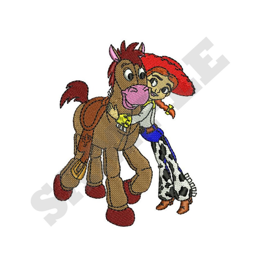 Jessie and Bullseye Machine Embroidery Design - Etsy