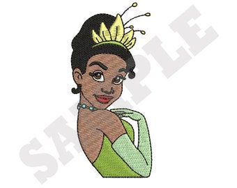 Princess Tiana Machine Embroidery Design