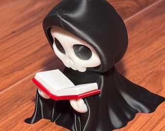 Spooky Reaper Halloween Decor: Detachable Book, Collector's Item
