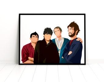 Vampire Weekend Inspired Art Print