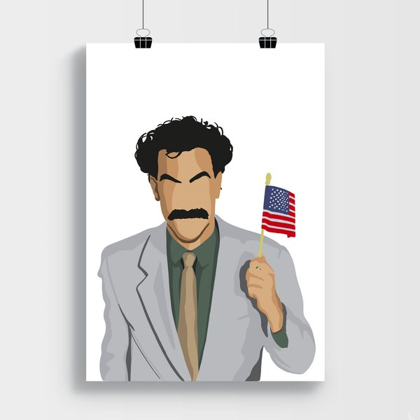 Borat Inspired Art Print